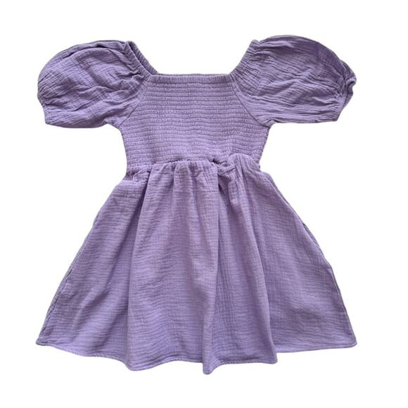 Vivie & Ash Smocked Muslin Dress Size 10 - Picture 3 of 4